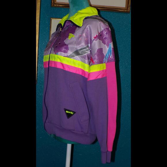 Sportful Retro 80s Colorful Windbreaker Jacket - Picture 5 of 6